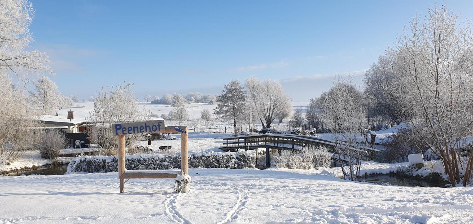 Peenehof Koeppen - Ferienwohnungen & Schlaffaesser Jordenstorf Esterno foto